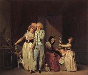 Louis-Leopold Boilly Ce qui allume l'amour l'eteint ou le philosophe USA oil painting artist